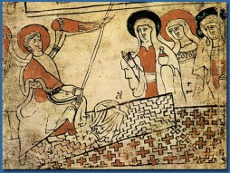 las santas mujeres la mañana de pascua Codex Pray 1192