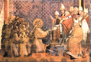 Inocencio III aprueba las ordenes mendicantes